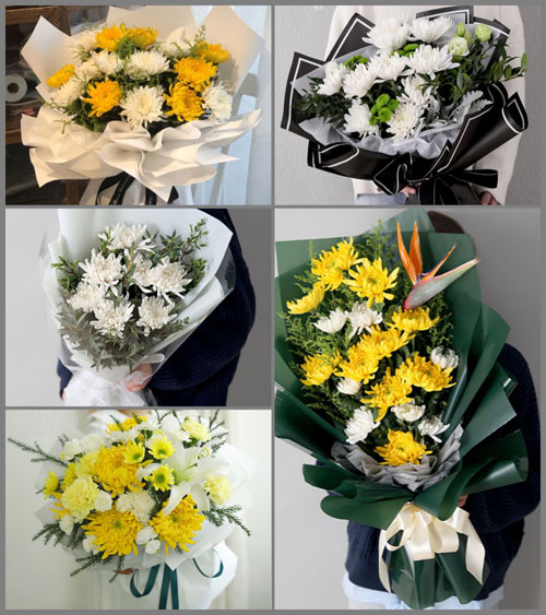 浙江省金华婺城区箬阳乡琴坛村白事花束代送